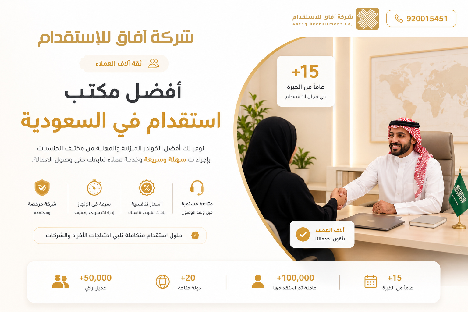 شركة آفاق للإستقدام: دليلك الشامل نحو أفضل مكتب استقدام في السعودية 920015451 1 شركة آفاق للإستقدام: دليلك الشامل نحو أفضل مكتب استقدام في السعودية 920015451